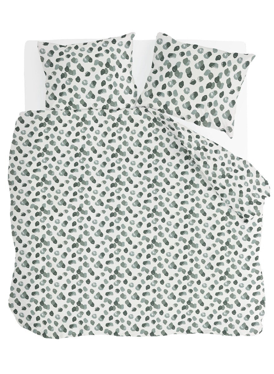 Byrklund Dekbedovertrek Spotty Animal Green
