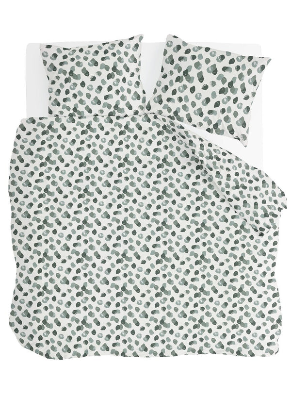 Byrklund Dekbedovertrek Spotty Animal Green