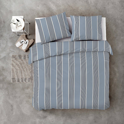 Byrklund Dekbedovertrek Get away Blue Grey 240x220 cm