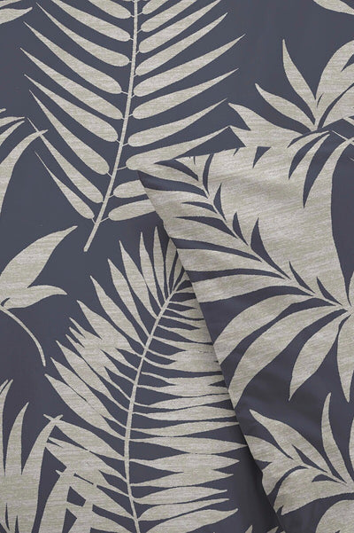 Byrklund Dekbedovertrek Pretty Palm Grijs / Blauw