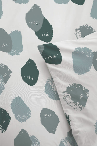 Byrklund Dekbedovertrek Spotty Animal Green