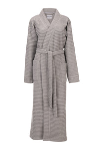Heckett & Lane Badjas Wafel Melange-Grey