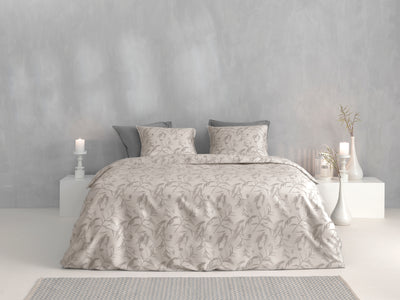 Zohome Dekbedovertrek Fiori di Satinado Off-white