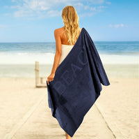 Lucca Strandlaken XXL Beach navy Blue