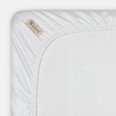 Walra Hoeslaken Satin Cotton Wit