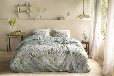 Ariadne at Home Dekbedovertrek Corsage Green
