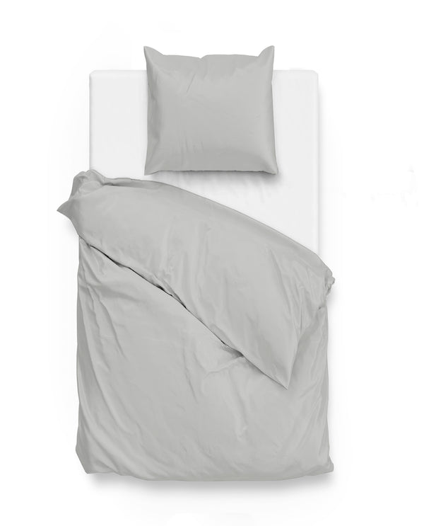 Zohome Dekbedovertrek Satinado Ash-Grey