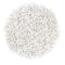 Heckett & Lane Badmat Onda Rond - 60x60 cm - White
