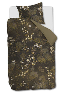 BeddingHouse Dekbedovertrek Darcy Olive Green
