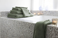 Heckett & Lane Handdoekenset Premium - 50x100 cm - Army-Green
