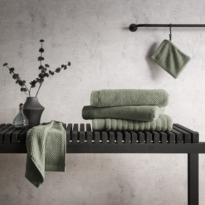 Heckett & Lane Handdoekenset Grant - 50x100 cm - Army-Green