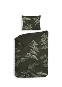 Heckett & Lane Dekbedovertrek Rua Forest-Green