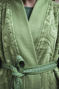 Pip Studio Badjas Jasmin Jacquard Bathrobe Green