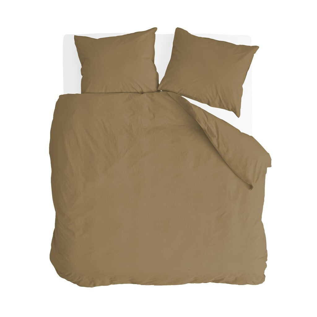 Byrklund Dekbedovertrek Go Velvet Honey Mustard