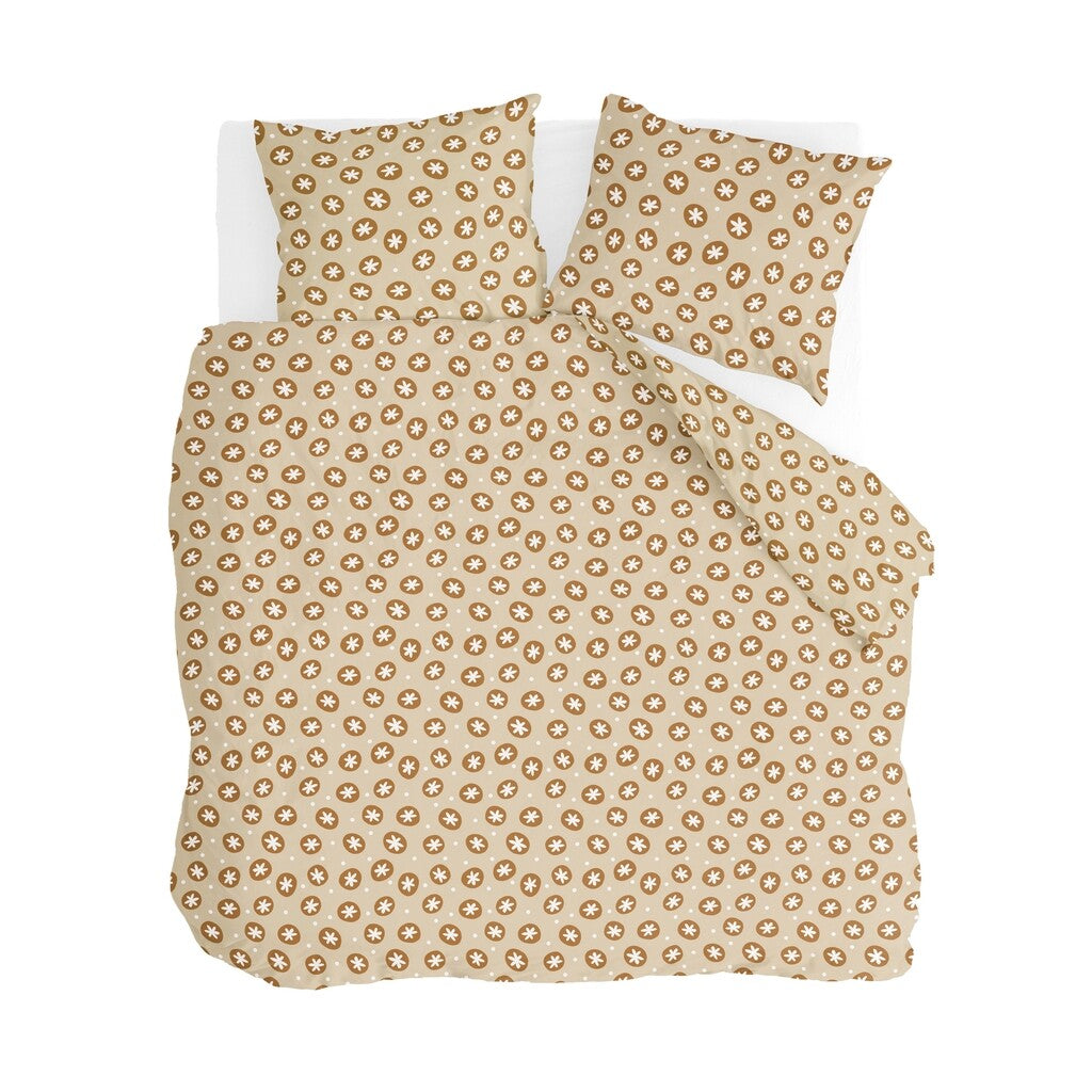 Walra Dekbedovertrek Bubble Stars Beige