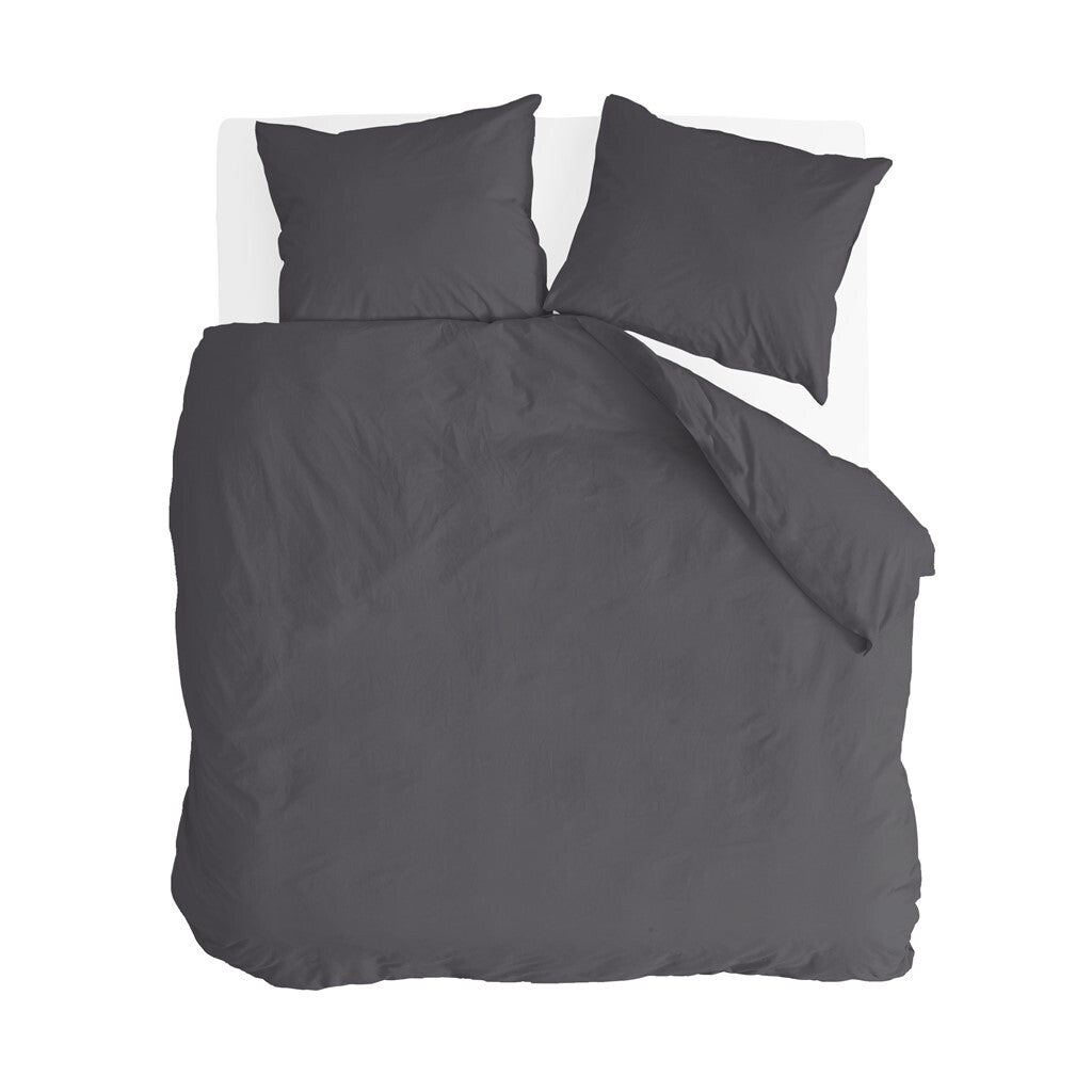 Byrklund Dekbedovertrek Go Velvet Off Black
