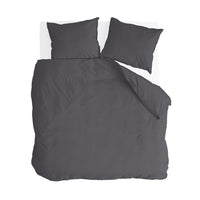 Byrklund Dekbedovertrek Go Velvet Off Black