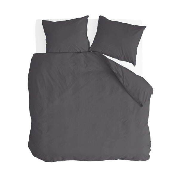 Byrklund Dekbedovertrek Go Velvet Off Black