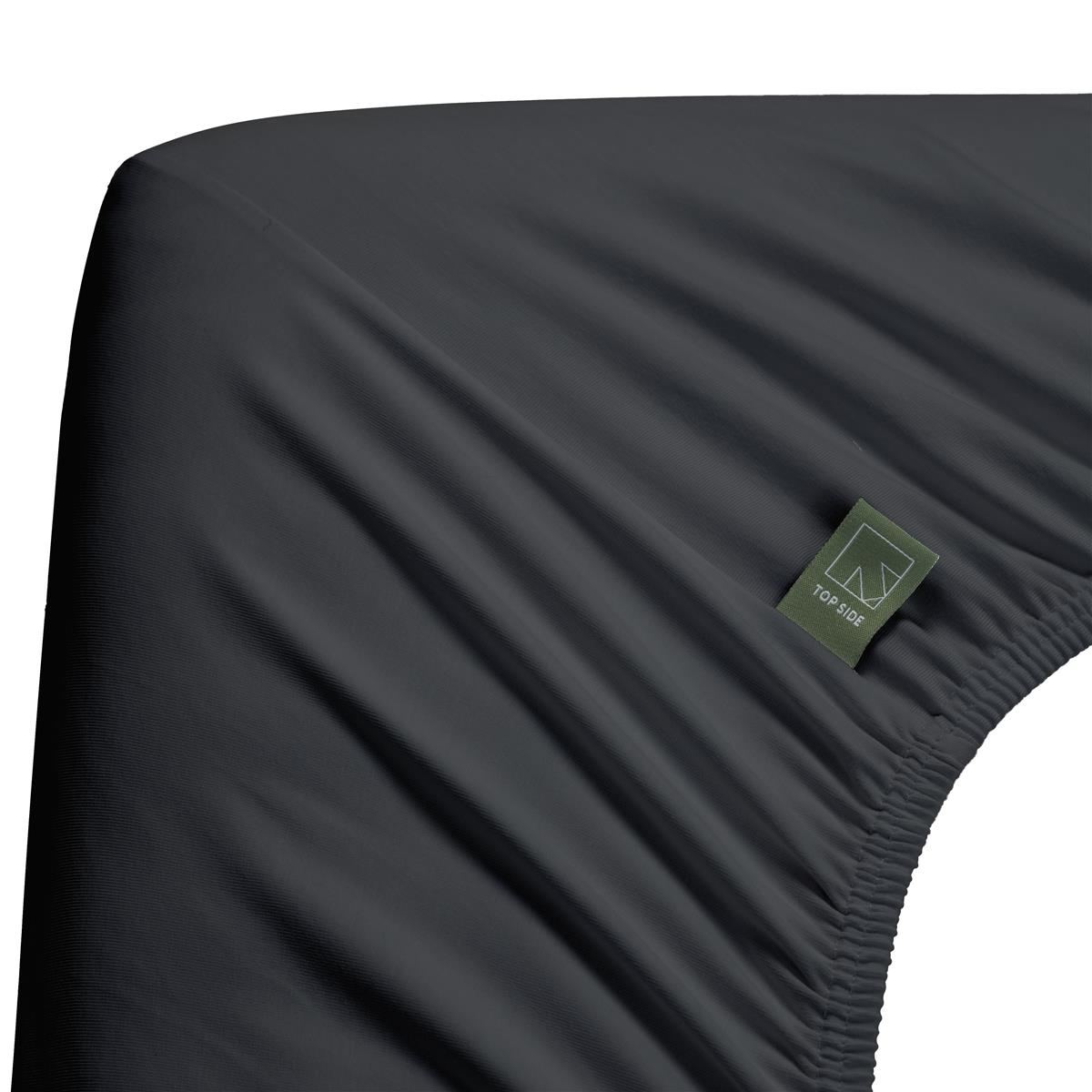 Dutch Design Topper hoeslaken Organic Lycra TD Grey