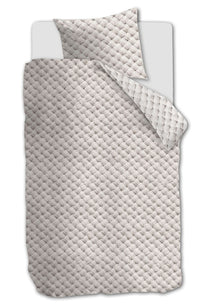 Riviera Maison Dekbedovertrek Woven Wool Naturel