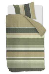 BeddingHouse Dekbedovertrek Jorren Olive Green