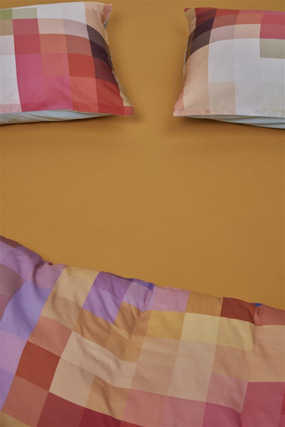 Dutch Design Topper hoeslaken Organic Lycra TD Ochre