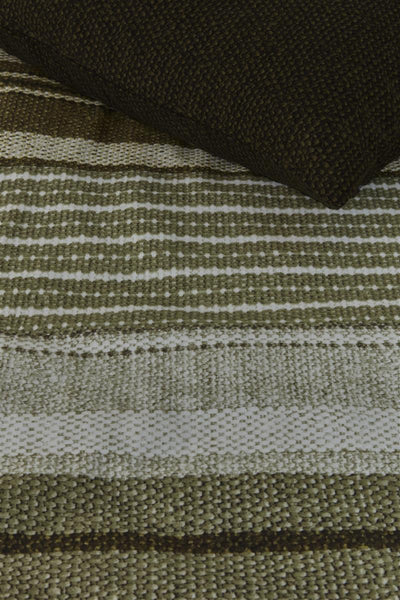 BeddingHouse Dekbedovertrek Arvin Olive Green 240x200/220 cm