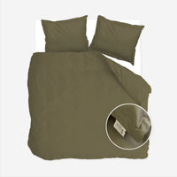 Walra Dekbedovertrek Vintage Satin Green