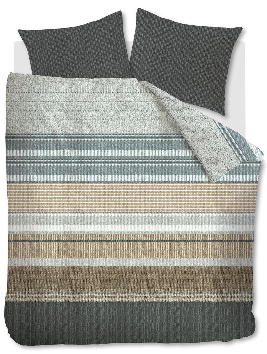 BeddingHouse Dekbedovertrek Lex Grey Green