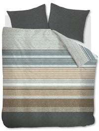 BeddingHouse Dekbedovertrek Lex Grey Green