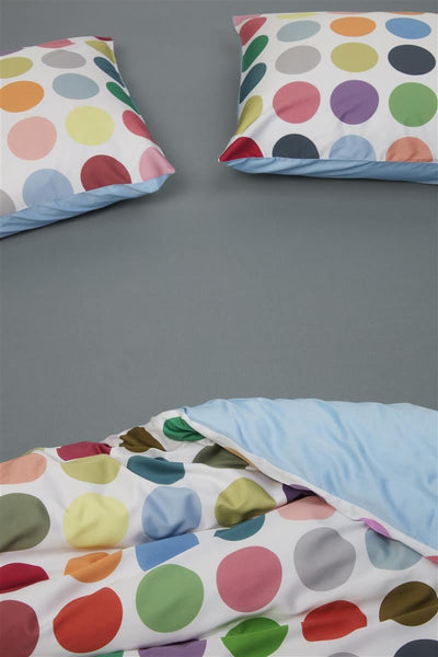 Dutch Design Splittopper hoeslaken Organic Lycra TDS Blue Grey