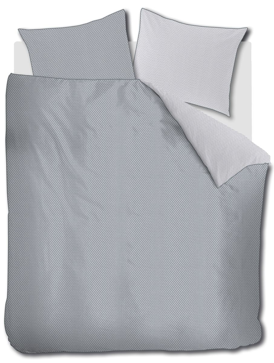 Riviera Maison Dekbedovertrek Emery Blue Grey