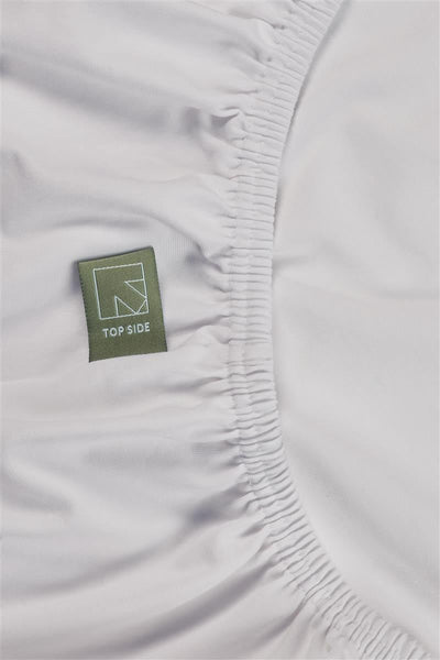 Dutch Design Hoeslaken Organic Lycra HL White