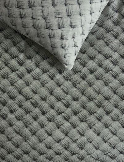 Riviera Maison Dekbedovertrek Woven Wool Green