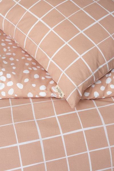 Walra Dekbedovertrek Remade Dots Squares Terra