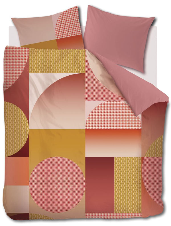 Dutch Design Dekbedovertrek Sunset Boulevard Coral