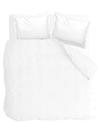 Walra Dekbedovertrek Vintage Satin White
