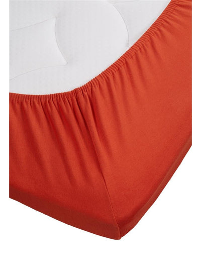 BeddingHouse Splittopper hoeslaken Jersey Lycra Splittopper Koraal Coral Red