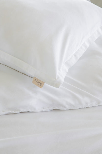 Walra Dekbedovertrek Vintage Satin White