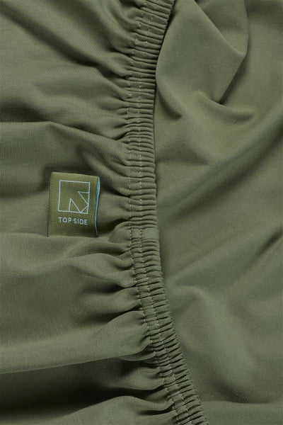 Dutch Design Splittopper hoeslaken Organic Lycra TDS Green