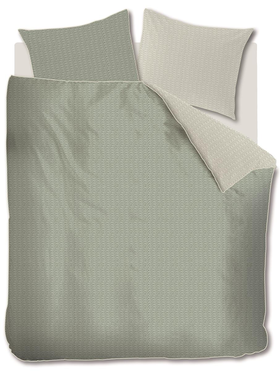 Riviera Maison Dekbedovertrek Bambu Grey Green