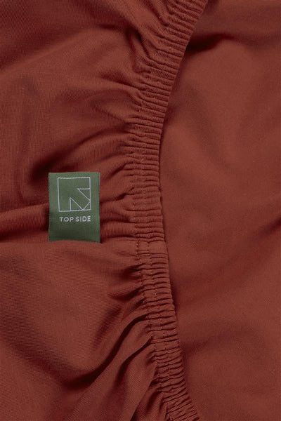 Dutch Design Topper hoeslaken Organic Lycra TD Red