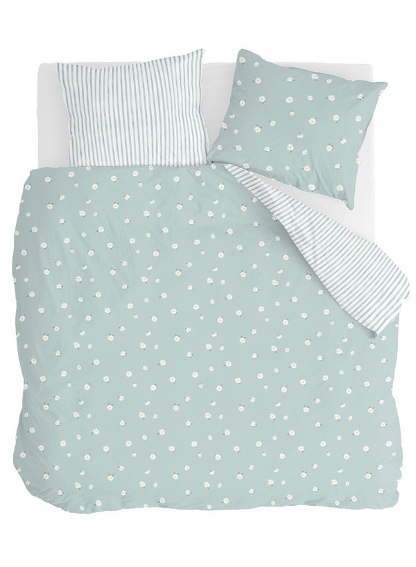 Walra Dekbedovertrek Little Daisies Jade Mint 200x220 cm