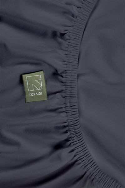 Dutch Design Topper hoeslaken Organic Lycra TD Grey