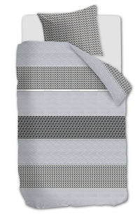 Riviera Maison Dekbedovertrek Lawrence Blue Grey