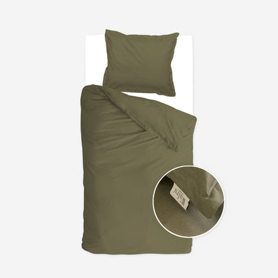 Walra Dekbedovertrek Vintage Satin Green