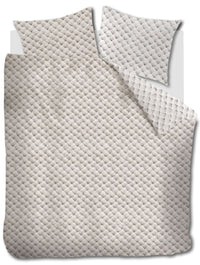 Riviera Maison Dekbedovertrek Woven Wool Naturel