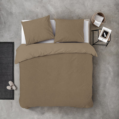 Byrklund Dekbedovertrek Soft Fluffy Taupe