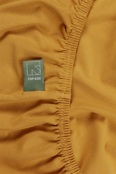 Dutch Design Splittopper hoeslaken Organic Lycra TDS Ochre