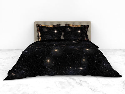 Heckett & Lane Dekbedovertrek Heckettlane Black 260x200/220 cm